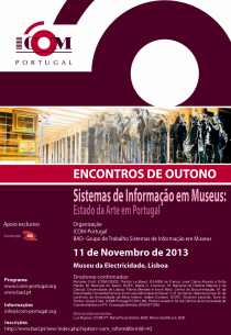 ENCONTRO: SISTEMAS DE INFORMAO EM MUSEUS - ESTADO DE ARTE EM PORTUGAL