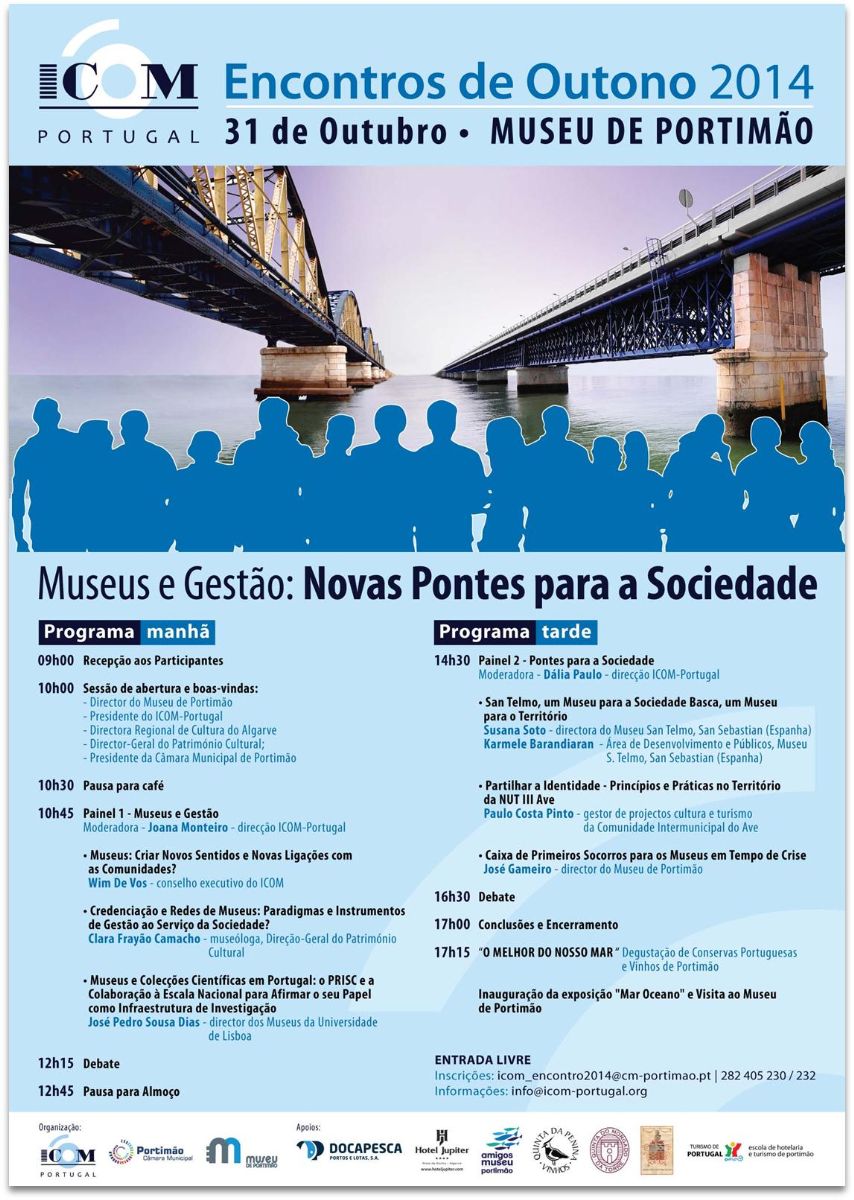 Encontros de Outono ICOM Portugal (2014) Museus e Gesto: Novas Pontes para a Sociedade